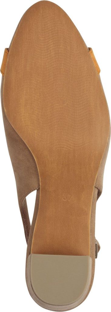 MARCO TOZZI Damen Pumps sommerlich luftig leicht bequem Slingback 2-29614-44, Größe:39 EU, Farbe:Beige