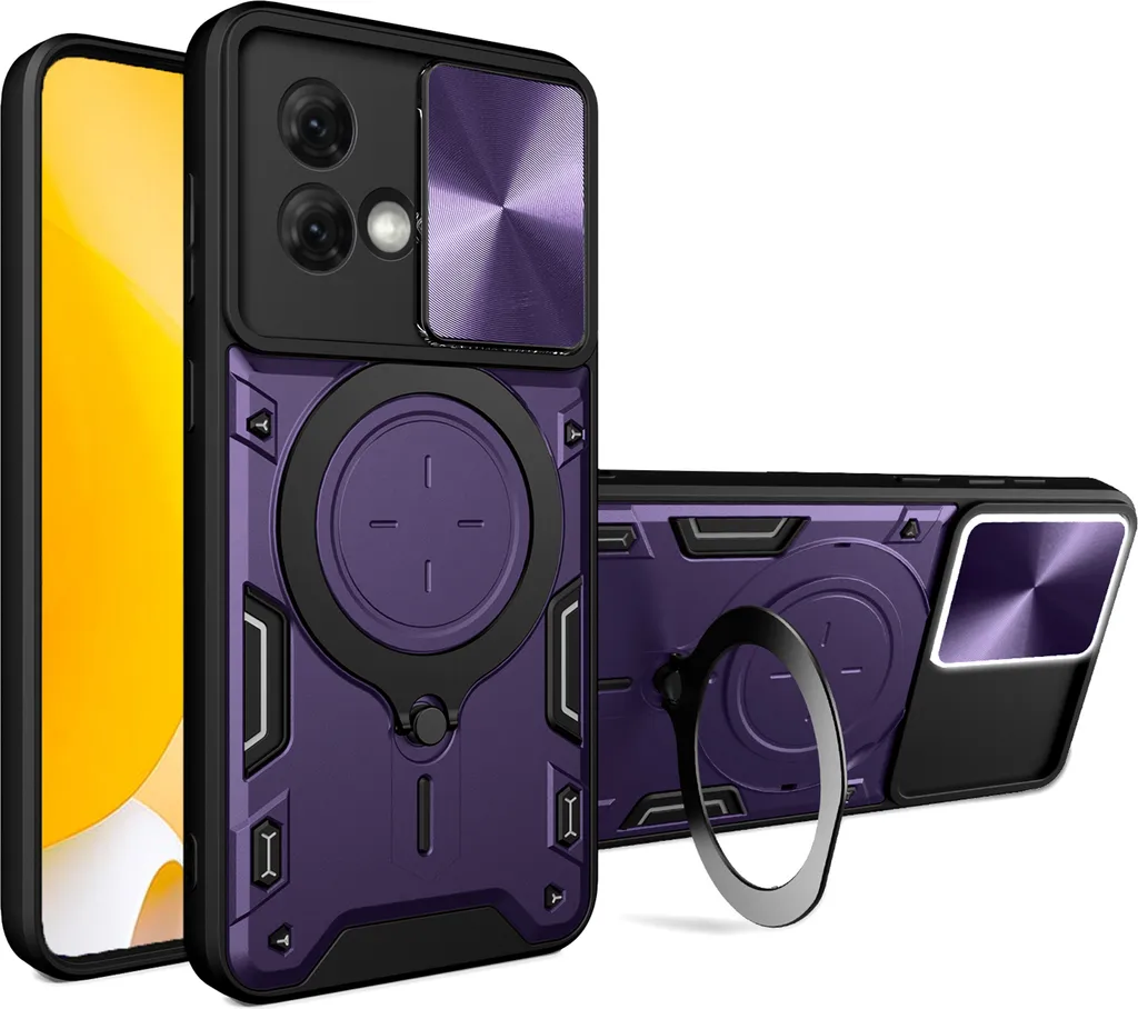 BAILI RFID Blocco Cover per Motorola Moto G84 5G Case, Slot Carte Custodia a Portafoglio per Motorola Moto G84 5G, Supporto Magnetica Cover per Motorola Moto G84 5G-010