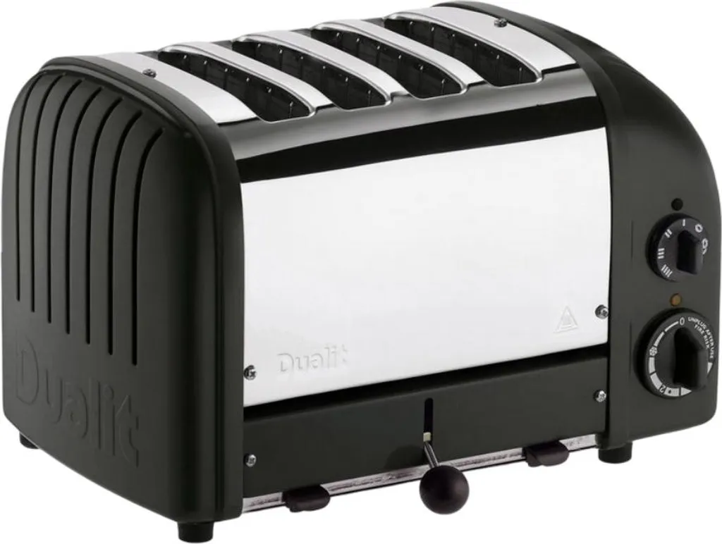 Grille-pain 4 Fentes Dualit Newgen Noir avec Grillage Précis ProHeat
