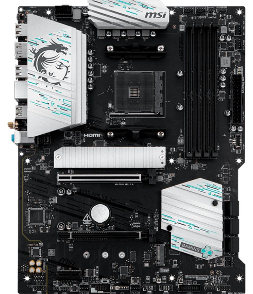 MSI B550 GAMING WIFI moederbord, AMD B550 socket, AM4, ATX Productafbeelding 