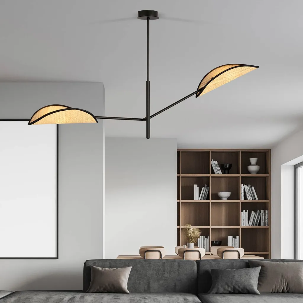 Plafonnier design VENE 2 : Éclairage chaleureux sans éblouissement E14 - 6