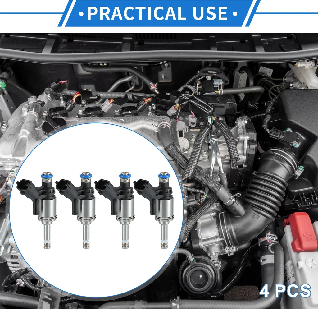 4 Injecteurs carburant 1.6 THP pour Peugeot 3008 de 2009 à 2016
