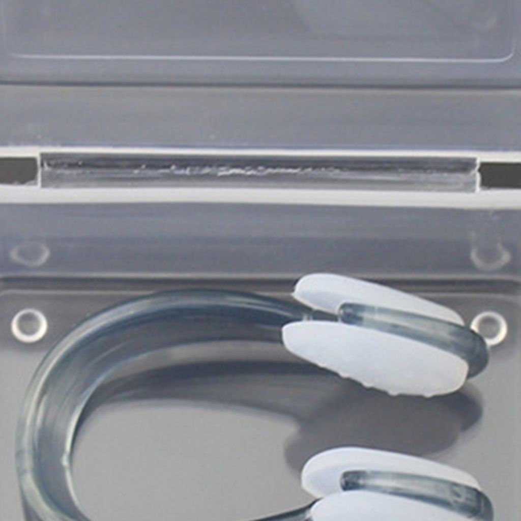 Nasenklammer zum Schwimmen, rutschfest, wasserdicht, mit Aufbewahrungsbox, Anti-Erstickungsschutz, Silikon, für Kinder und Erwachsene