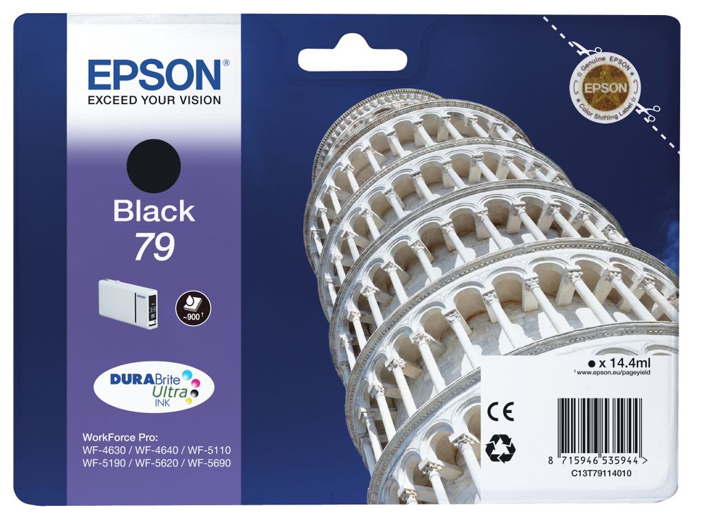 Epson DURABrite Ultra Ink 79 Tintenpatrone schwarz     T Produktbild 
