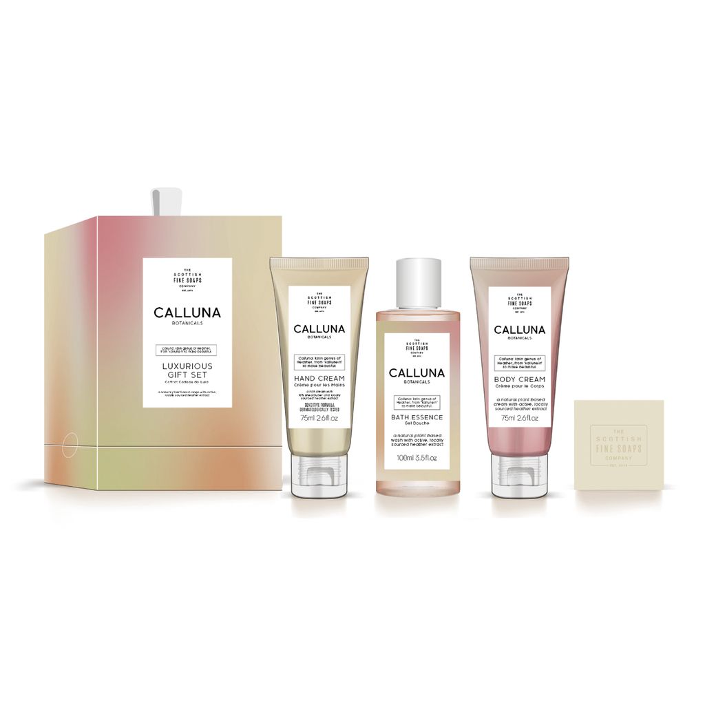 Scottish Fine Soaps Calluna Botanicals 4-Piece Gift Set