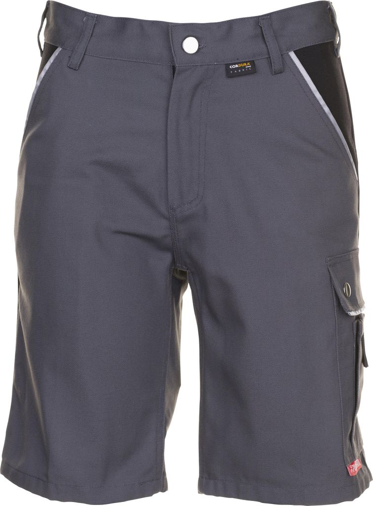 Planam Shorts Canvas 320 Größe XL grau / schwarz 65 % Produktbild 