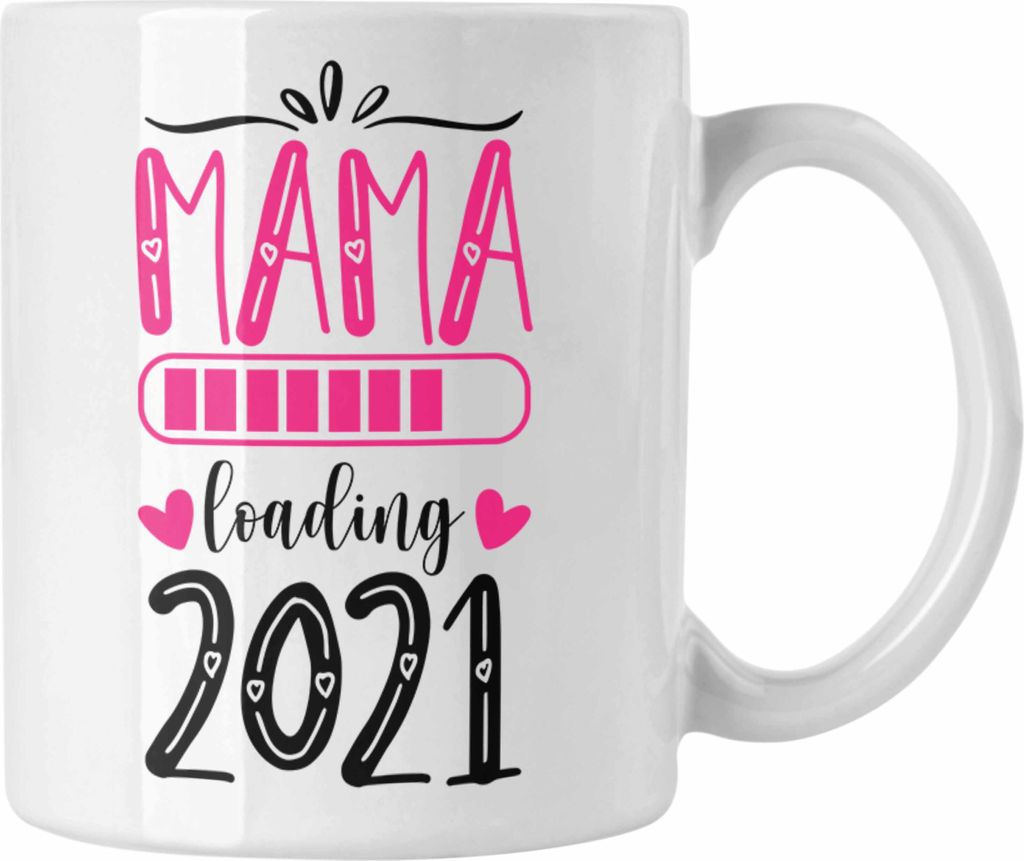 Trendation - Mama 2022 Loading Schwangerschaft Ankündigung Baby Werdene Mama (Weiß)