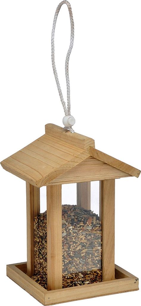 Mangeoire à oiseaux en bois Image du produit 