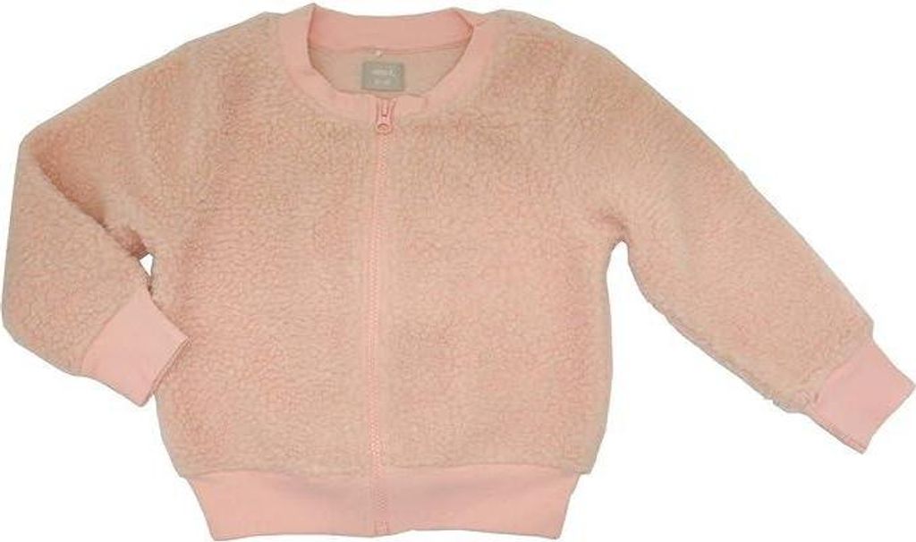 NAME IT Mädchen Teddy Fleece Jacke in rosa 146-152/11-12 Jahre