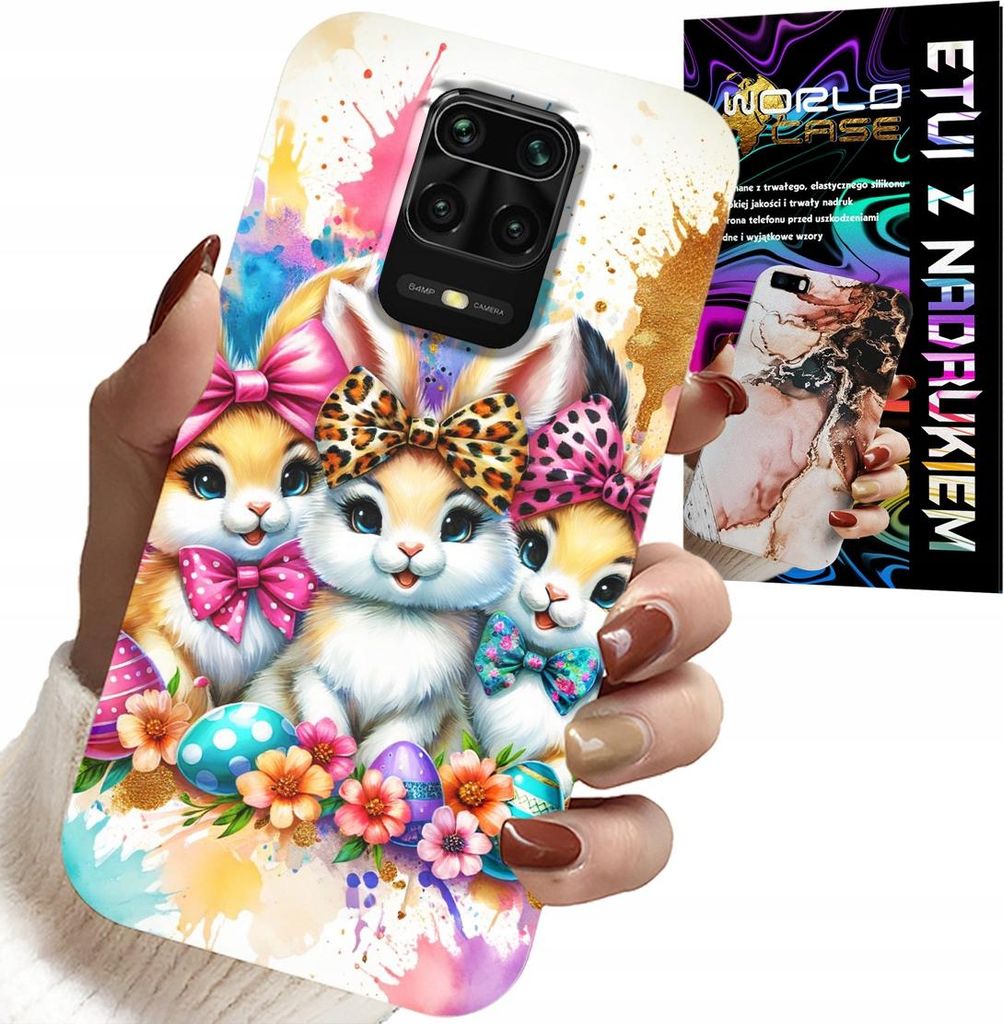 Hülle Für Xiaomi Note 9 Pro / 9S - Hase, Weihnachten, Kaninchen, Ostern