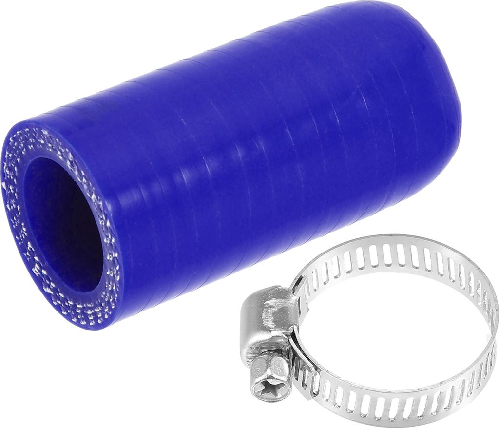1 Satz Silikon Kühlmittel Kappe mit Klemme 20mm Innendurchm. Blau