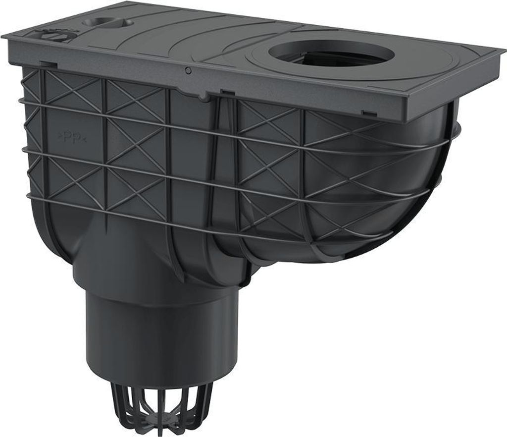 Alcadrain Universal-Regensinkkasten 300×155/110 mm Abgang Produktbild 