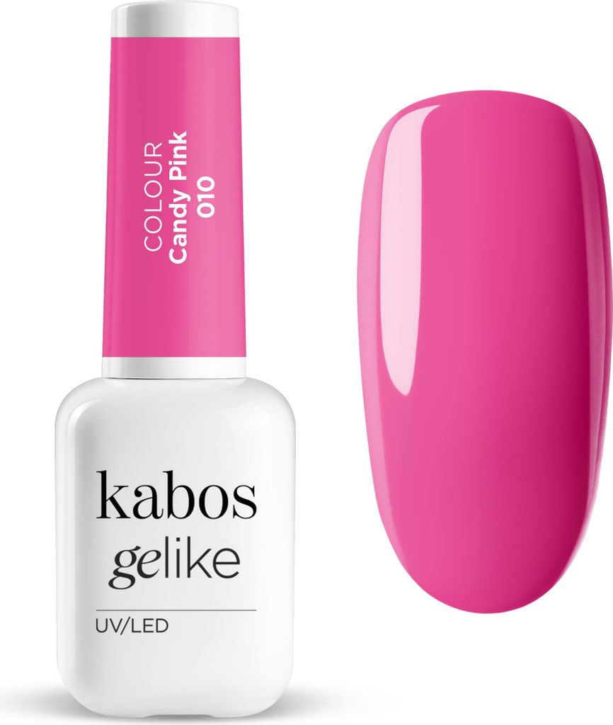 Kabos UV Nagellack Hybrid Gelike 010 Candy Pink 8ml