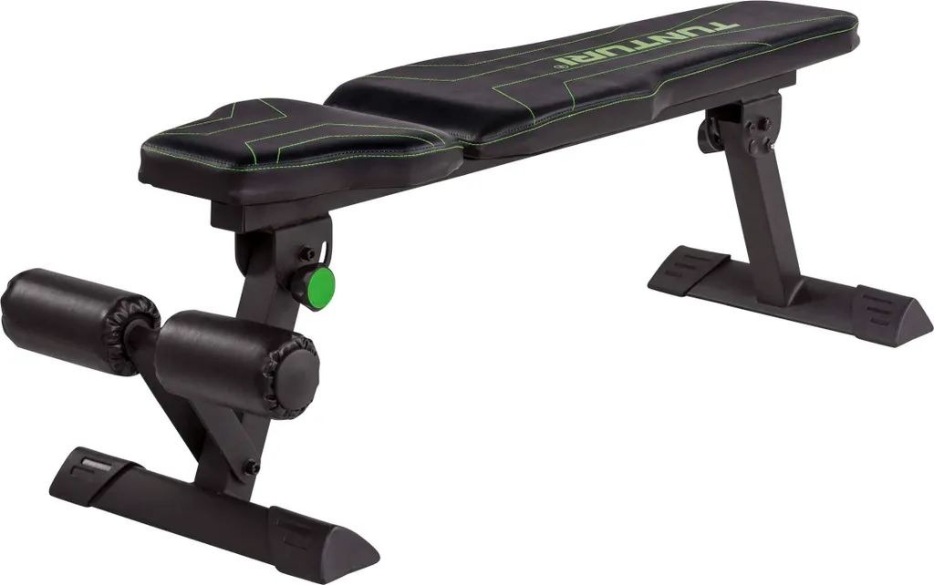 Banc plat Tunturi FB80 : gagnez de la place sans sacrifier la stabilité