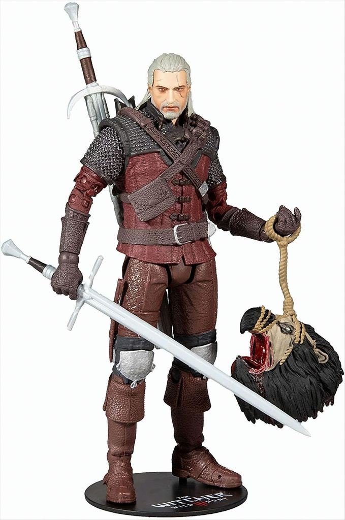 The Witcher 3: Wild Hunt Actionfigur Geralt of Rivia (Wolf Produktbild 