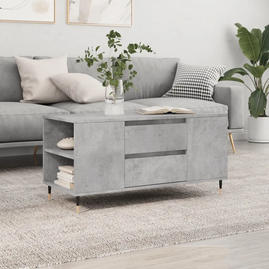 Maison Exclusive Tavolino Grigio Cemento: Arredo Salotto Industriale