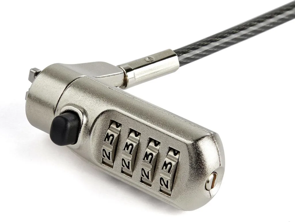 Câble antivol pour ordinateur portable Nano Lock avec code à 4 chiffres - 6