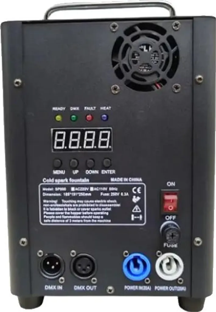 Machine à étincelles froides sans fumée DMX 220V pour sécurité intérieur