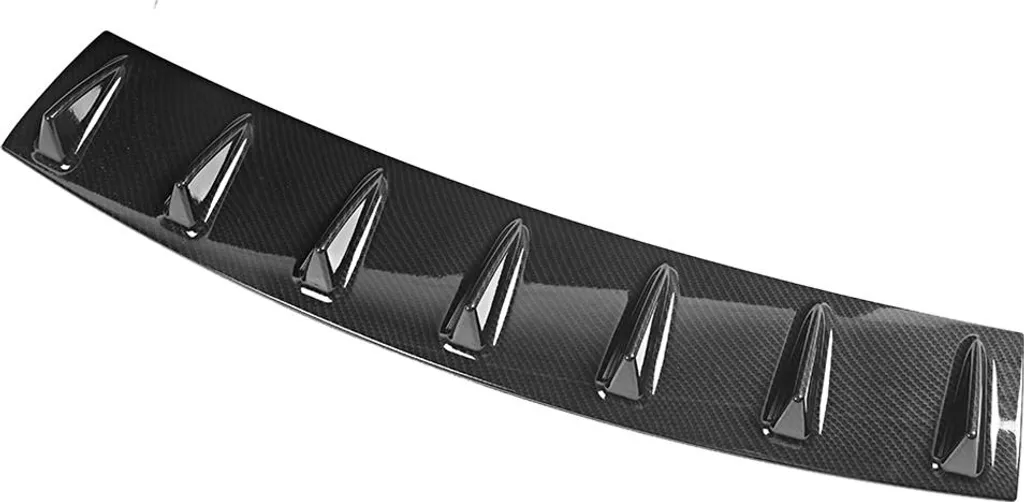 Diffuseur Arrière Shark 7 Ailettes - Déflecteur de Pare-chocs Large