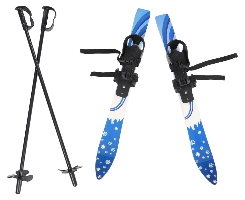 Skiset pour enfants idéal débutant, bleu, sécurité et solidité garanties