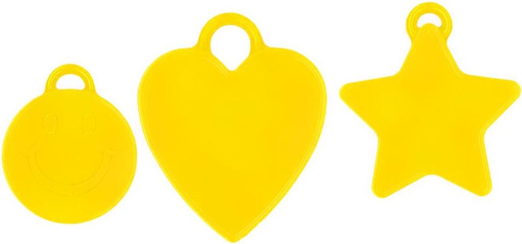 Ballongewichte - 250 Stück á 16g | Gelb