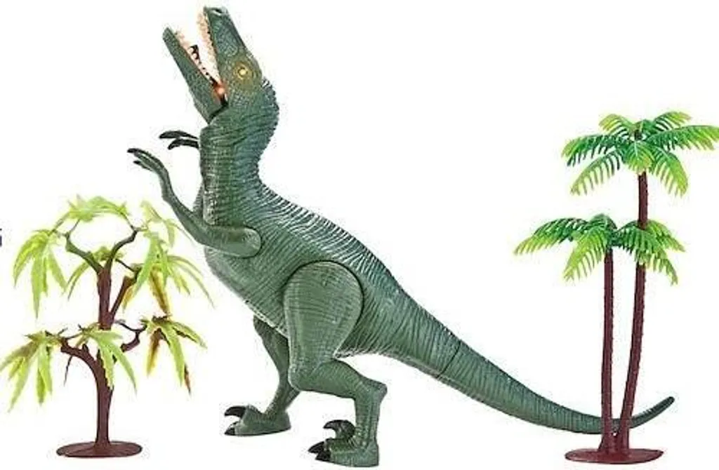 Dinosaure Rapace avec Lumière et Son - Figurine articulée T-Rex 30cm