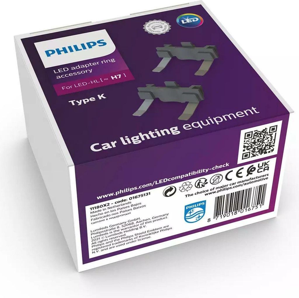 Philips LED Anelli di collegamento [~H7] Tipo K - Accessori Immagine del prodotto 