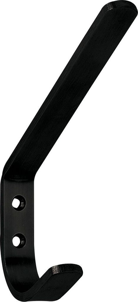 Technik-Team Huthaken Kleiderhaken Macoba Breite 25mm, Höhe 141mm - Wandhaken für Hüte, Eisen schwarz matt