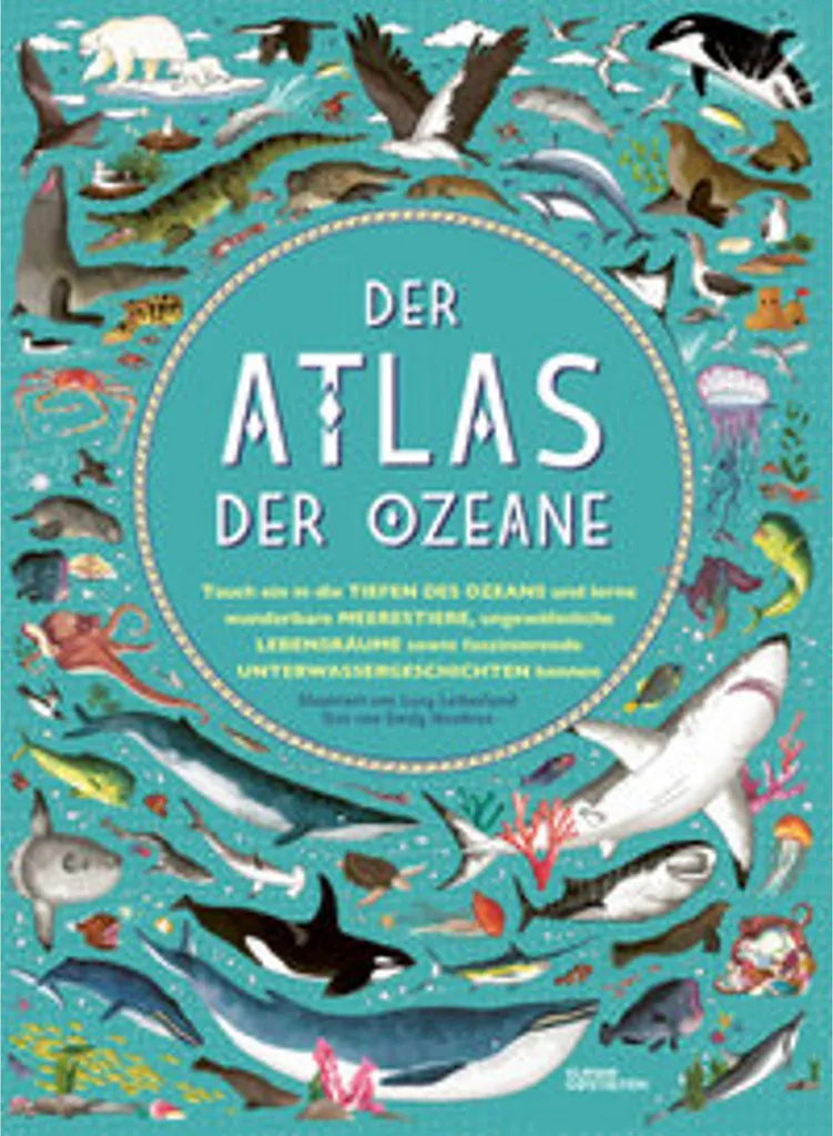 Grand Atlas des Océans illustré : Beau livre de géographie pour adultes