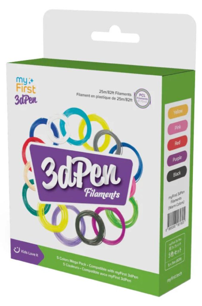 Wkłady Filamenty 5x 5m Filament do Długopis 3D PEN Make Zdjęcie produktu 