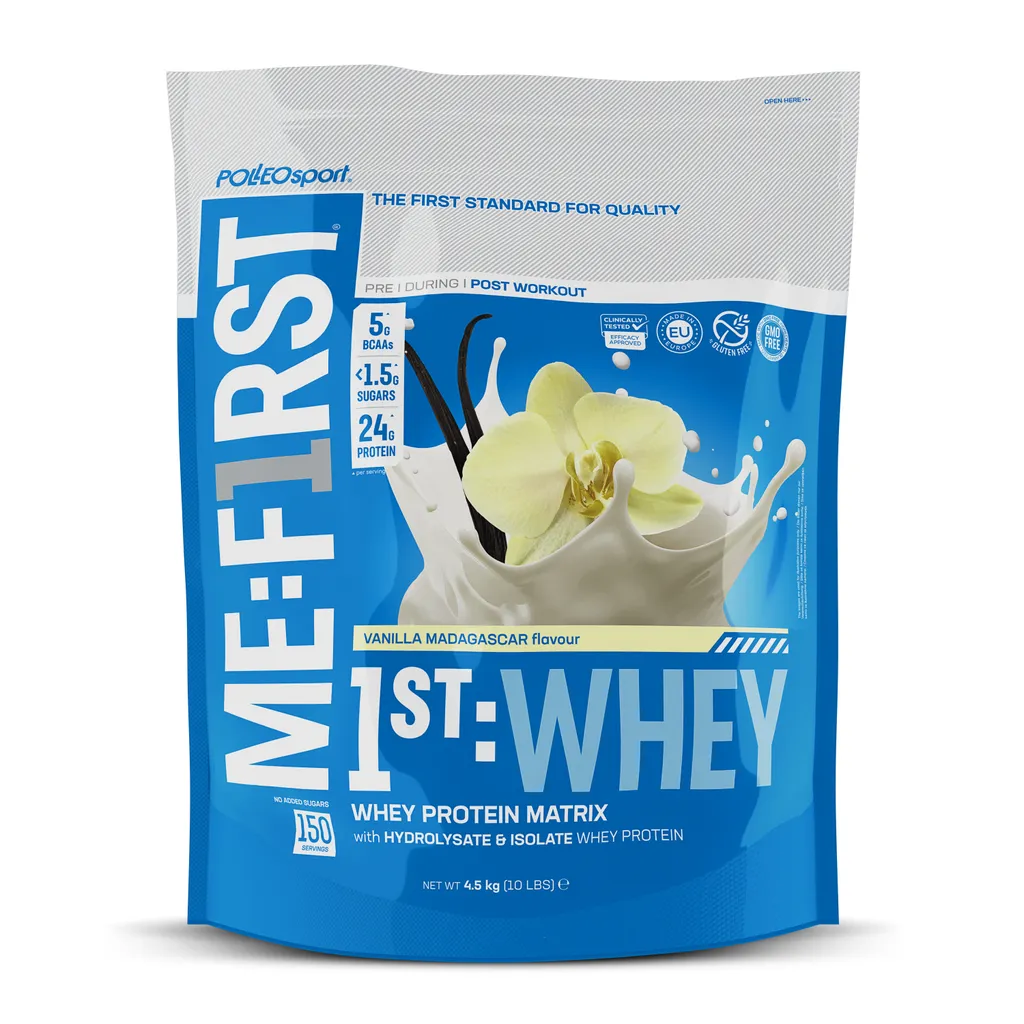 Protéine Whey Isolate & Concentré Vanille 4,5 kg - Complément Musculation