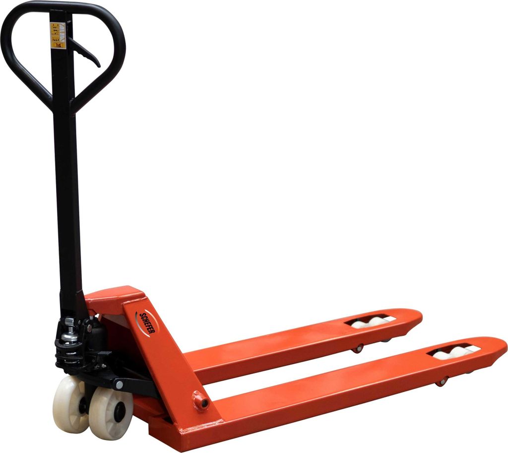 Schefer Gabelhubwagen ECO Gabellänge von 1095mm mit Fußablasshebel und Nylon Lenkräder