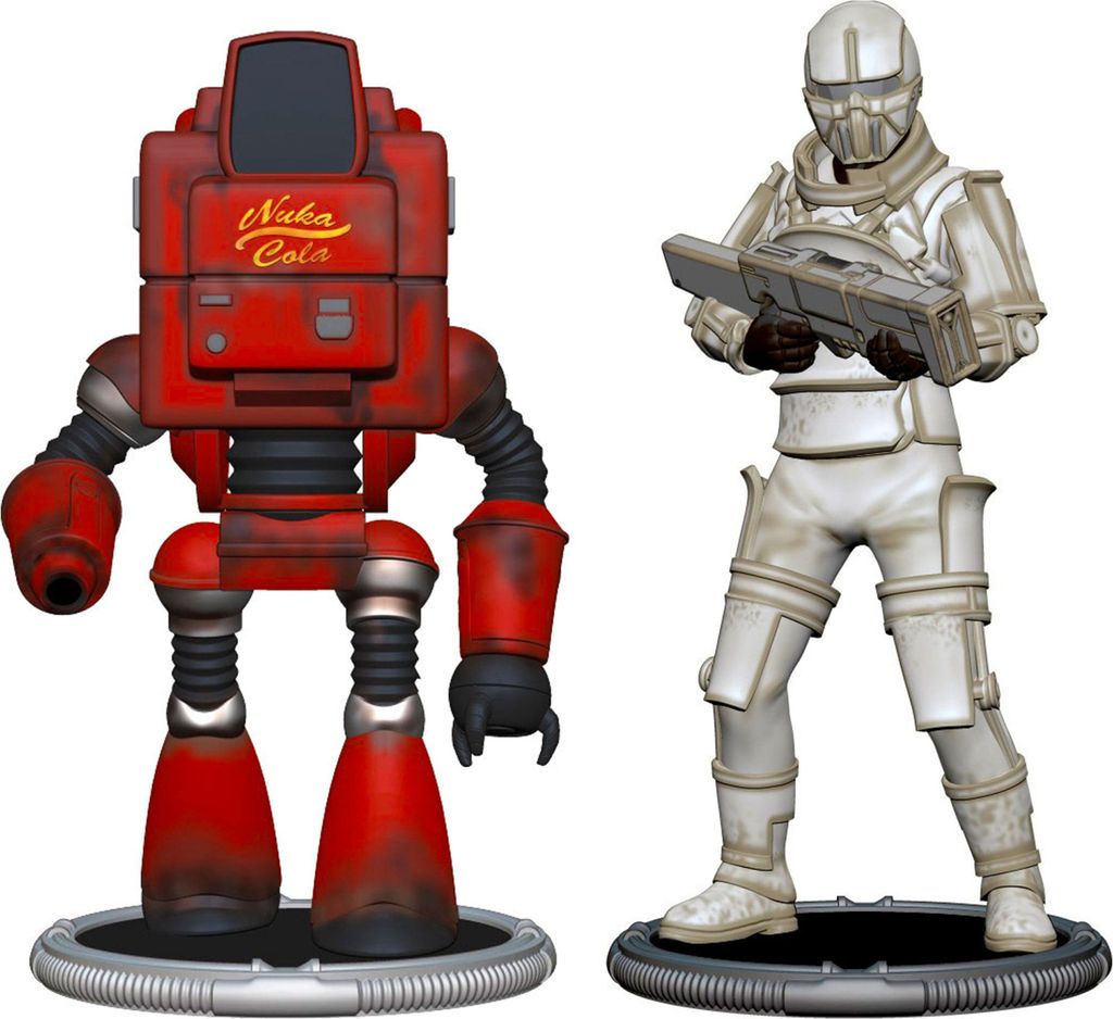 Fallout Minifigurky 2er-Pack Set B Nukatron & Synth 7 cm Obrázek produktu 