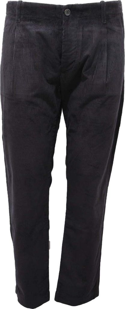 3982AM pantalone uomo NINE:INTHE:MORNING man velvet trousers blue navy