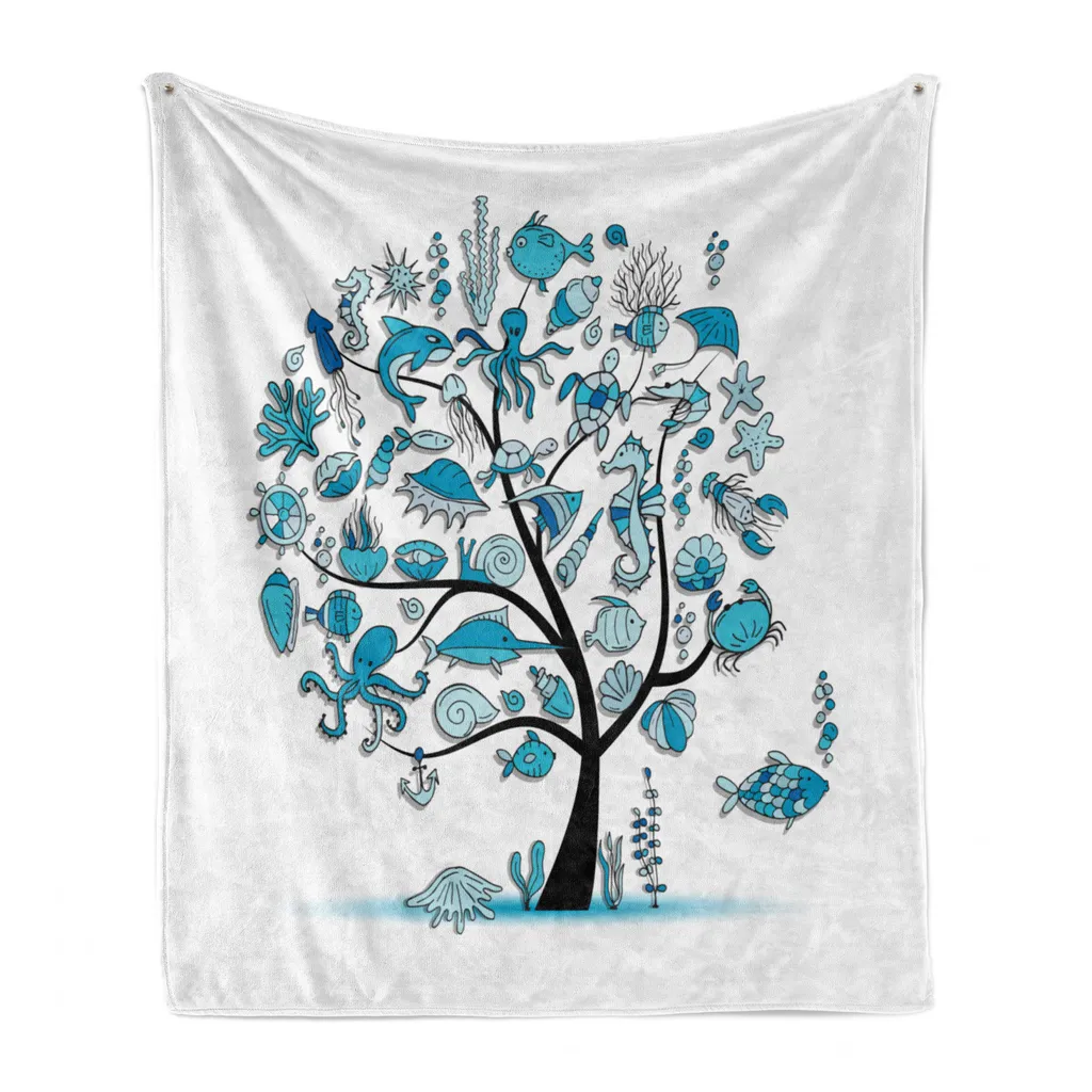 Coperta Pile da Viaggio ABAKUHAUS 125x175 cm | Termica e Compatta