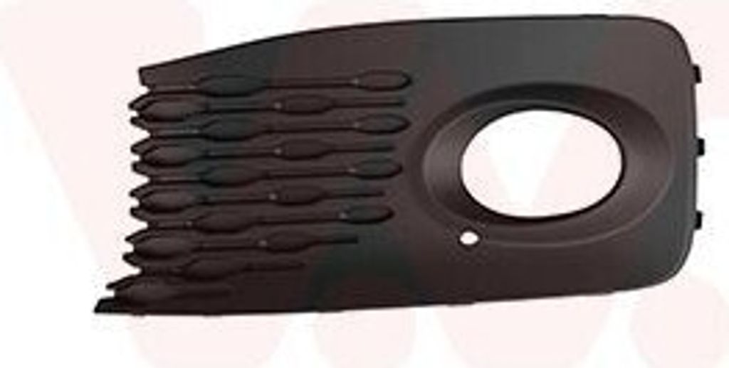 VAN WEZEL Lüftungsgitter Grill Stoßfänger für VW Caddy V Kombi (SBB, SBJ) mit Loch/Löchern für Nebellampen