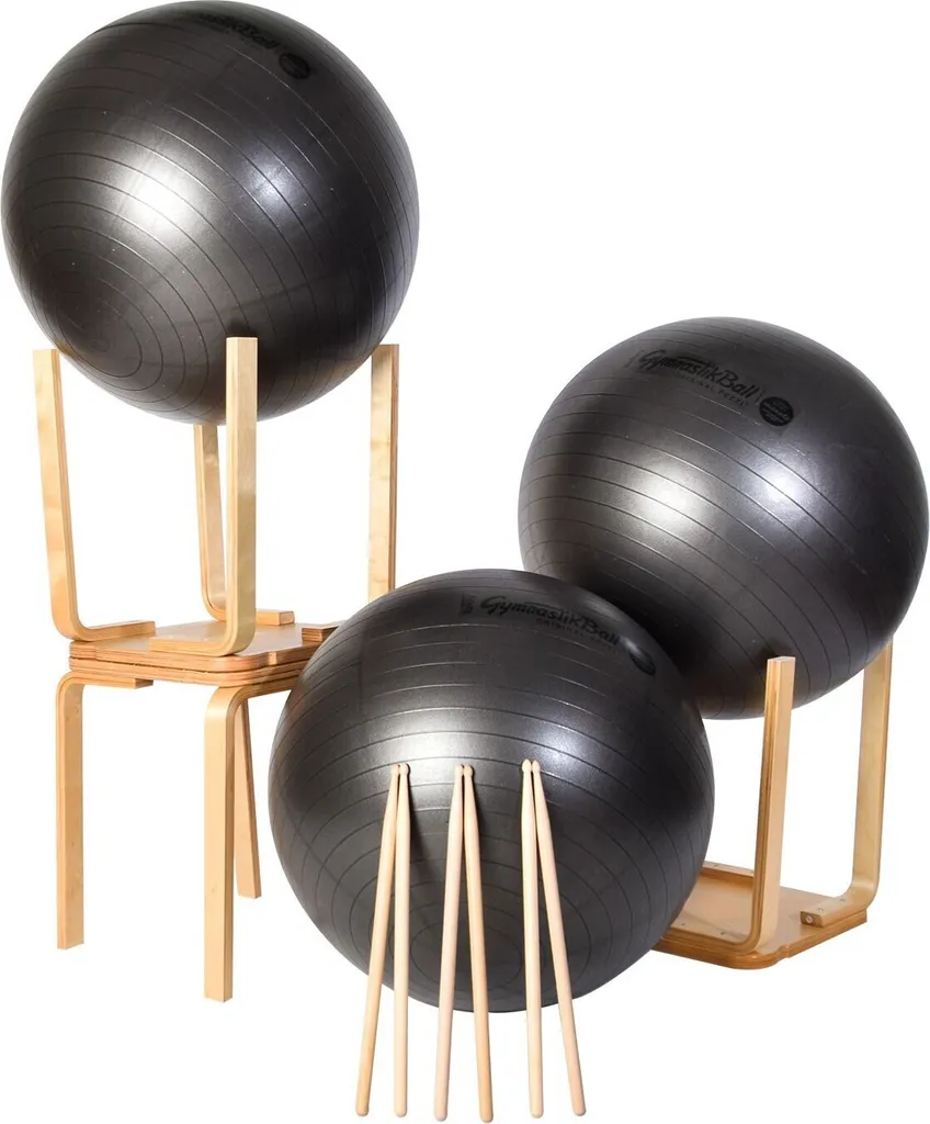 Original Pezziball MAXAFE et Hocker 48cm : Kit Drum It Fitness Complet