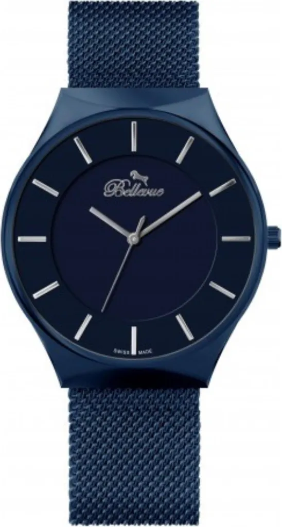 Bellevue e58 Orologio Svizzero - Eccellenza in Metallo Nero