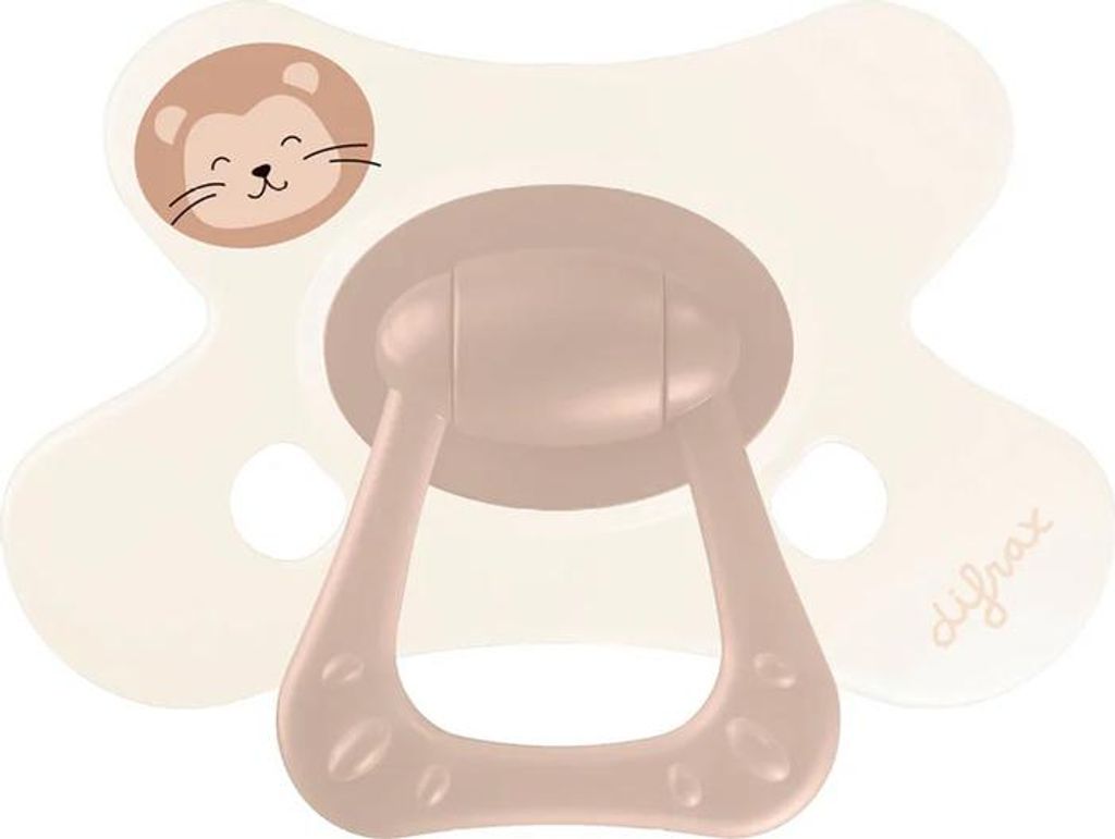 Difrax Natural Schnuller - 12+ Monate - Little Brown Lion | Difrax
