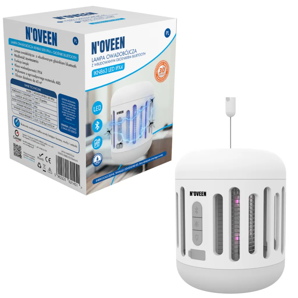 Lampe Insecticide LED IPX4 IKN863 - Éclairage UV et Protection Étanche