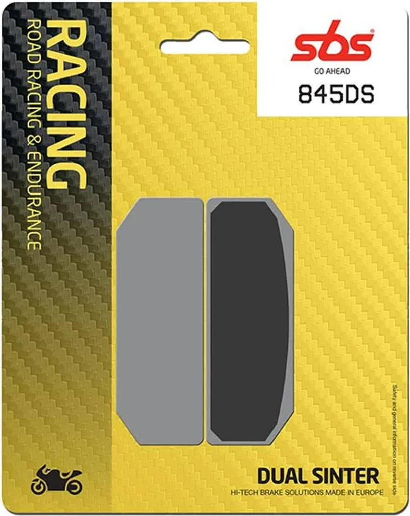 Paire de Plaquettes de Frein Racing SBS 845DS-1 en Métal Fritté Pro