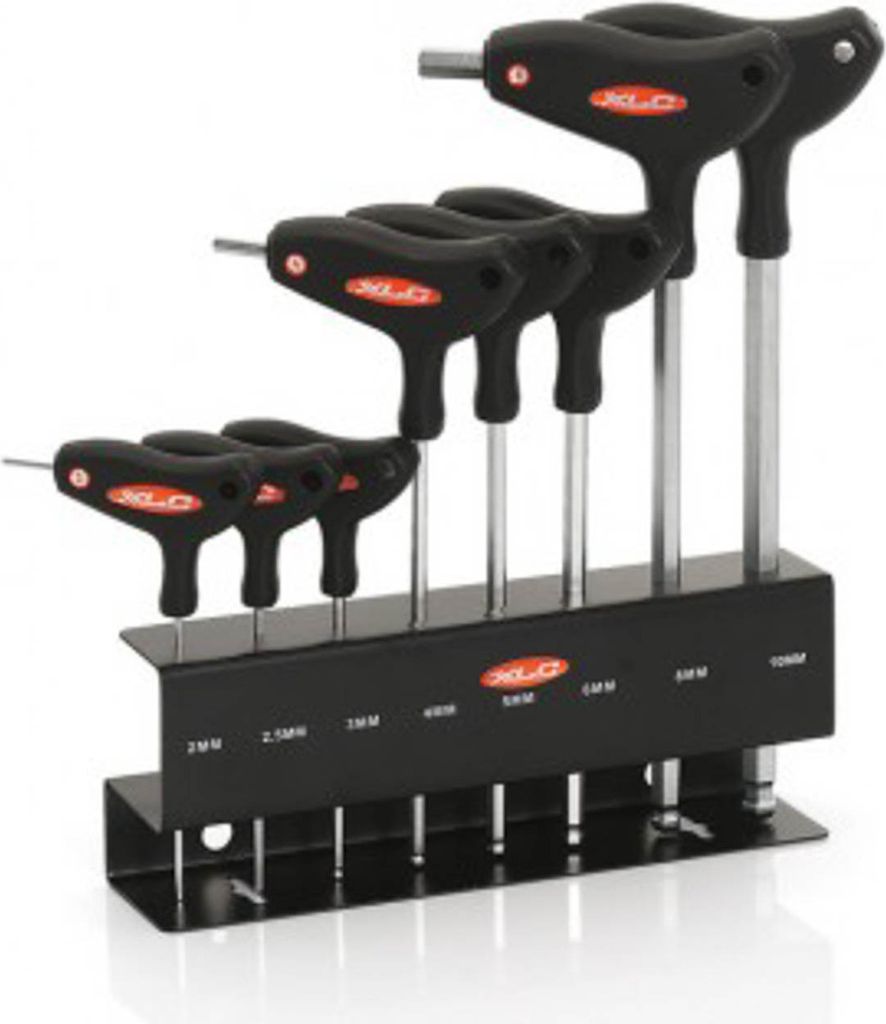 XLC T-Form Innensechskant-Schlüssel 2/2,5/3/4/5/6/8/10mm, Produktbild 