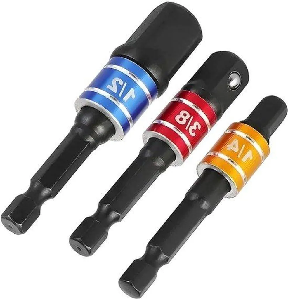 Mandrin adaptateur pour visseuse électrique et bagues de protection