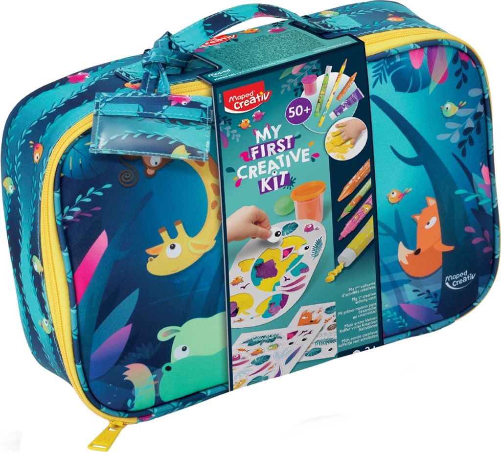 Maped Zeichenset JUNGLE fever 54-teilig in Tasche