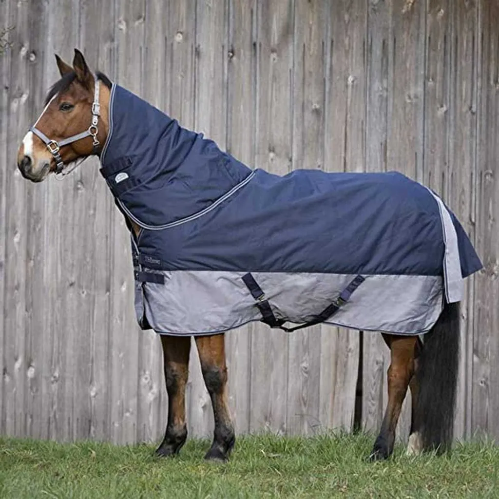 Equithème Tyrex 600D 300g - blu navy/grigio, 130