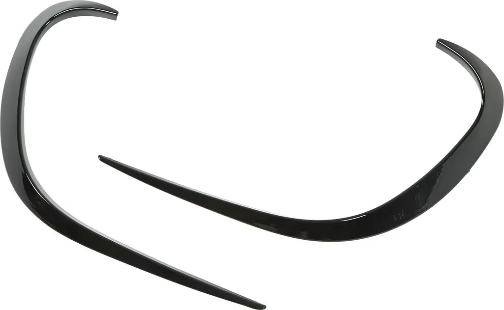 Spoiler avant inoxydable surface lisse noir pour Mercedes W206