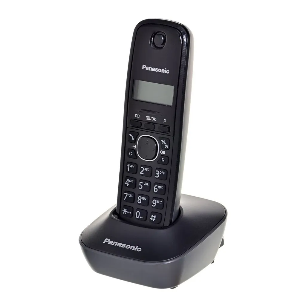 Telefono cordless Panasonic KX-TG1611, ID chiamante, 15 ore di conversazione, DECT