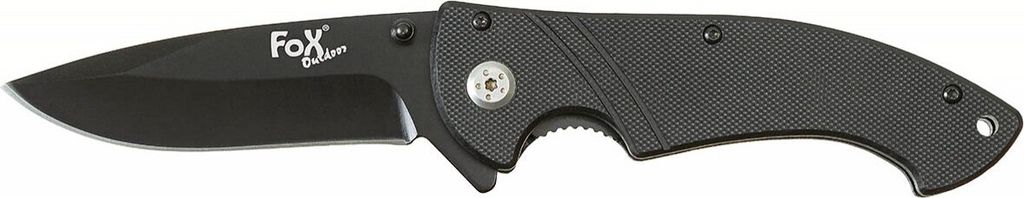Couteau pliant FoxOutdoor, une main, manche plastique Image du produit 