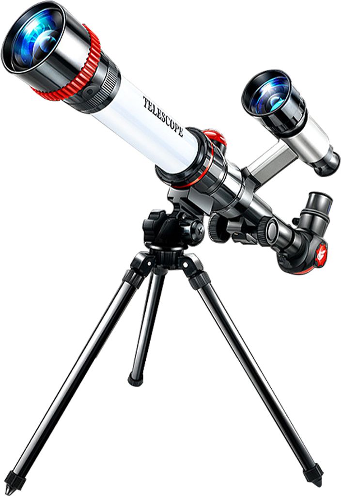 Outdoor-Teleskop High Clear Astronomical Refracting Telescope Science Teaching Toy mit 20X 30X 40X Vergroesserung Okulare Stativ fuer Kinder Kinder...