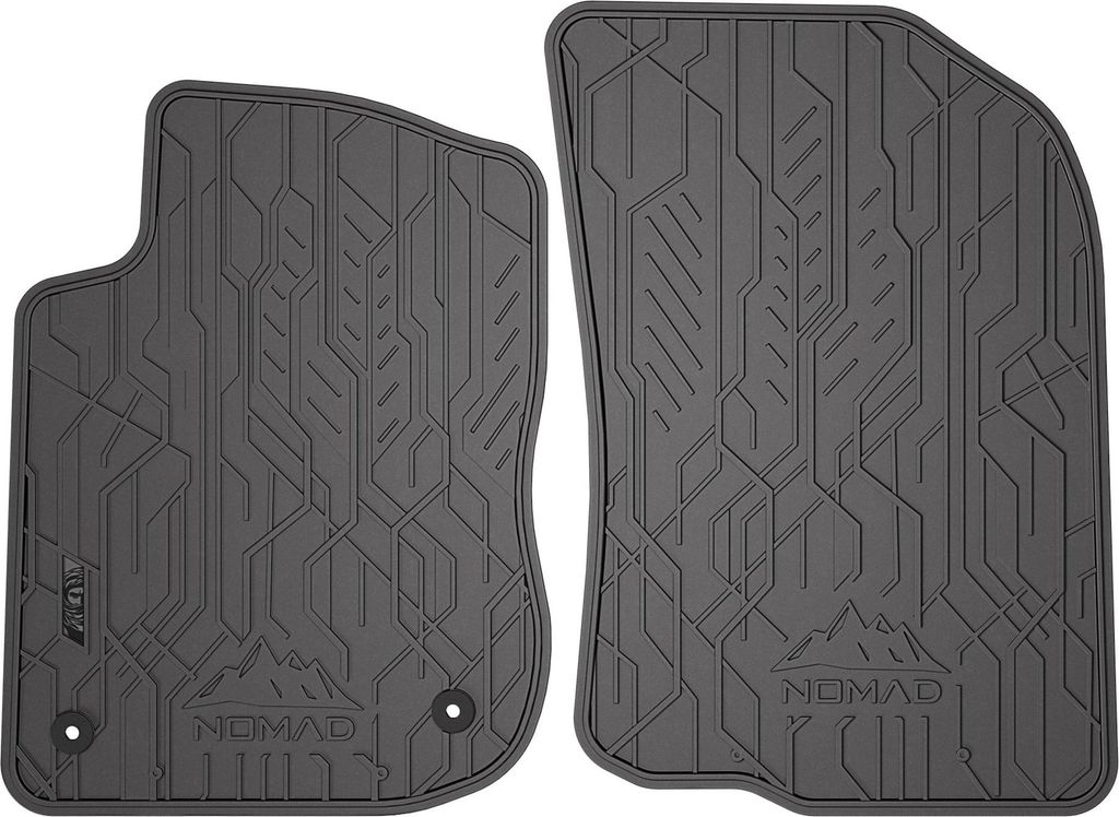 Fußmatten Gummimatten Automatten für Peugeot 2008 I 2013-2019 Gummi Schwarz 2tlg